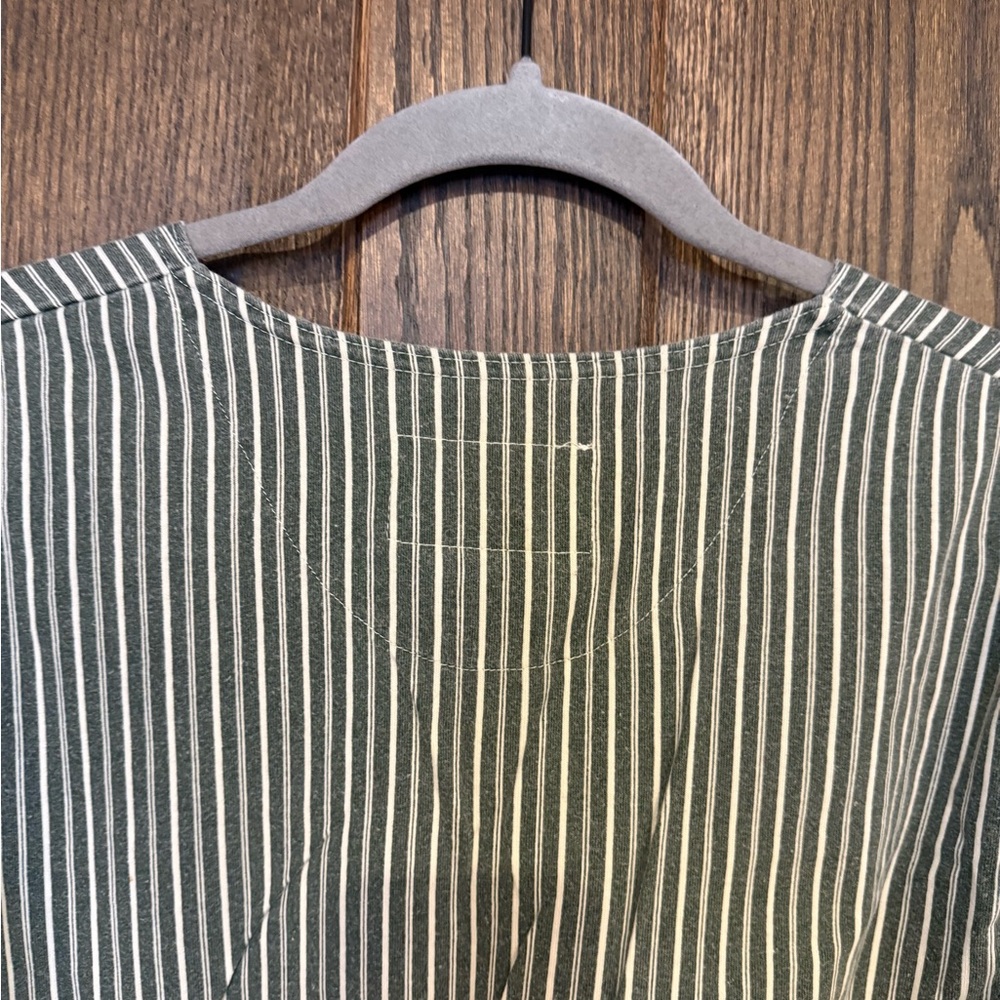 Vintage Abercrombie & Fitch Striped Long Sleeve Henley Top Like New! - Picture 7 of 8